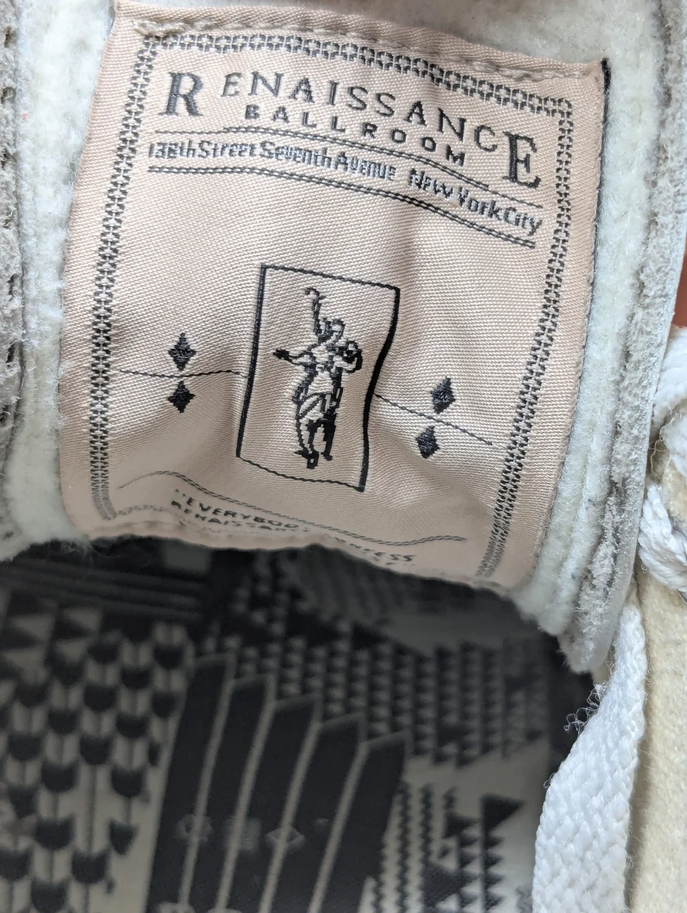 Rare Vintage CONVERSE Renaissance Ballroom White Leather Laser Men's Size 10 - Picture 7 of 8